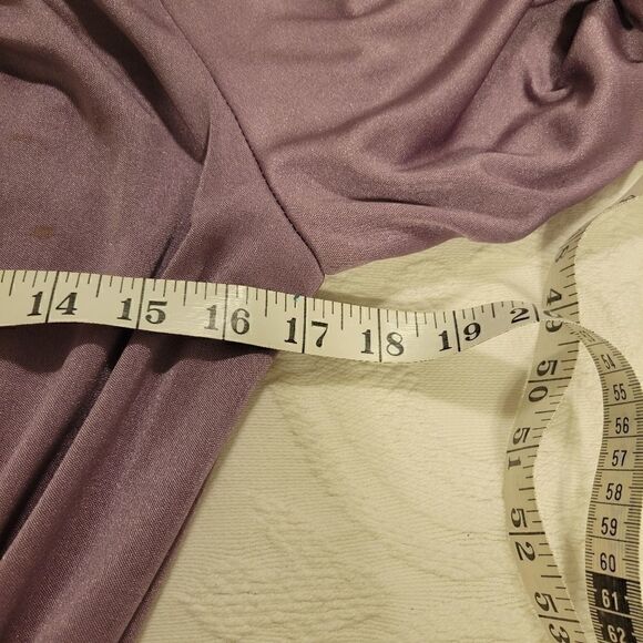 Vintage 1970s Purple Dress 6 8 - Picture 7 of 9